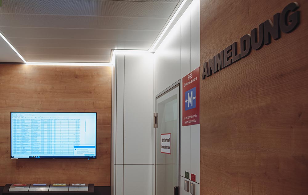 Anmeldebereich für Wart e der Lenzing AG